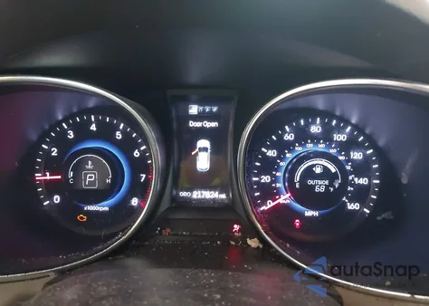 2013 Hyundai Santa Fe Sport 2.0T from USA, damaged, VIN 5XYZUDLAXDG018481